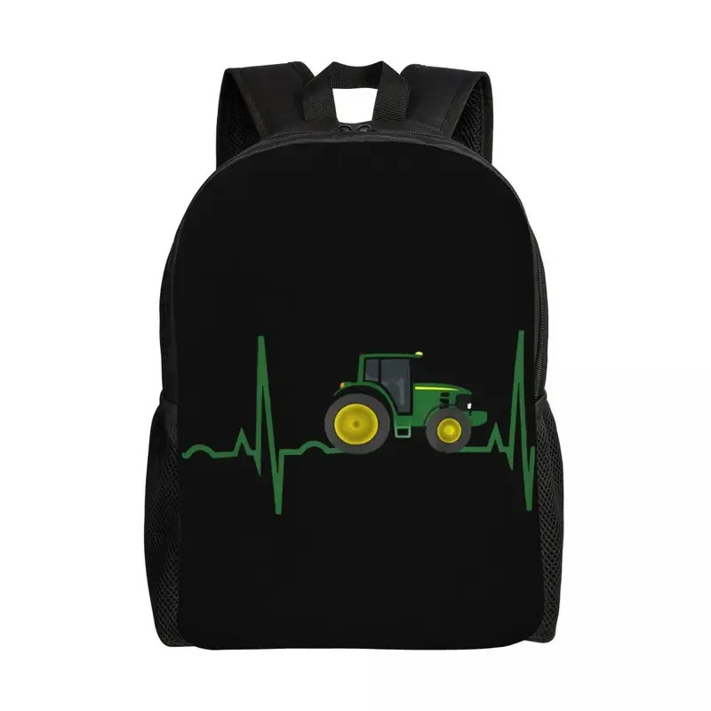 Women'S Fashion Hoodies - Tractor Heartbeat Laptop Backpack Women Men