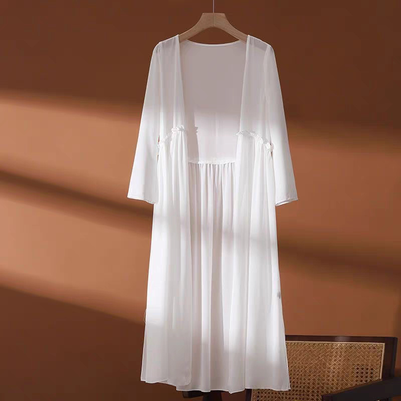 Kimono Cardigan Women - Women's plus Size 6XL Summer Chiffon