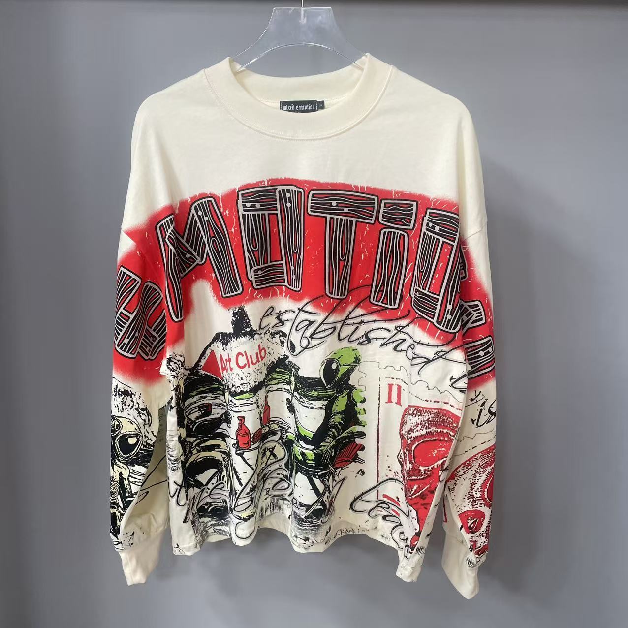 Women'S Fashion Hoodies - High Quality Designer MIXED-EMOTION Long sleeved