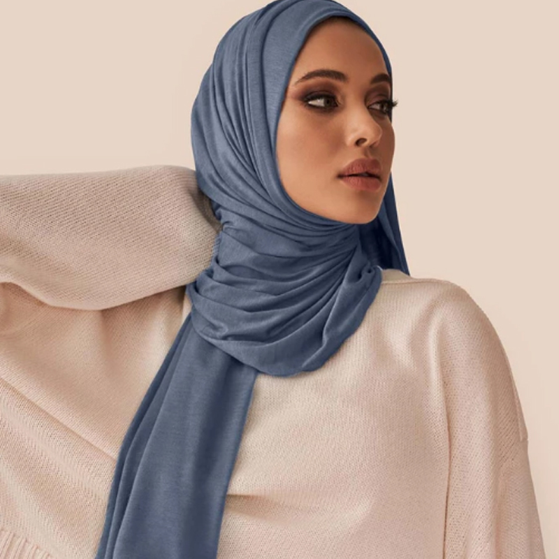 Women'S Fashion Jersey - Fashion Modal Cotton Jersey Hijab Scarf