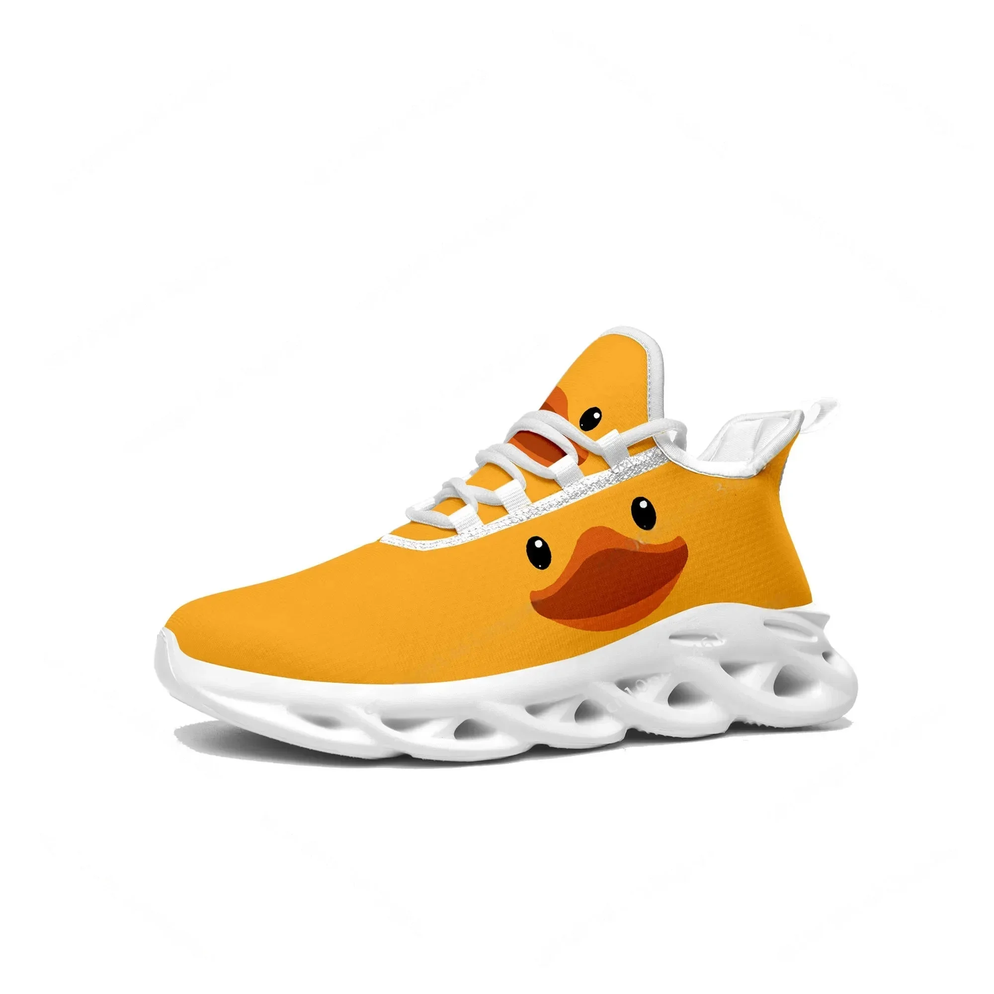 Yellow Duck Printed Flats Snea - Women'S Yellow Fashion Sneakers review and price