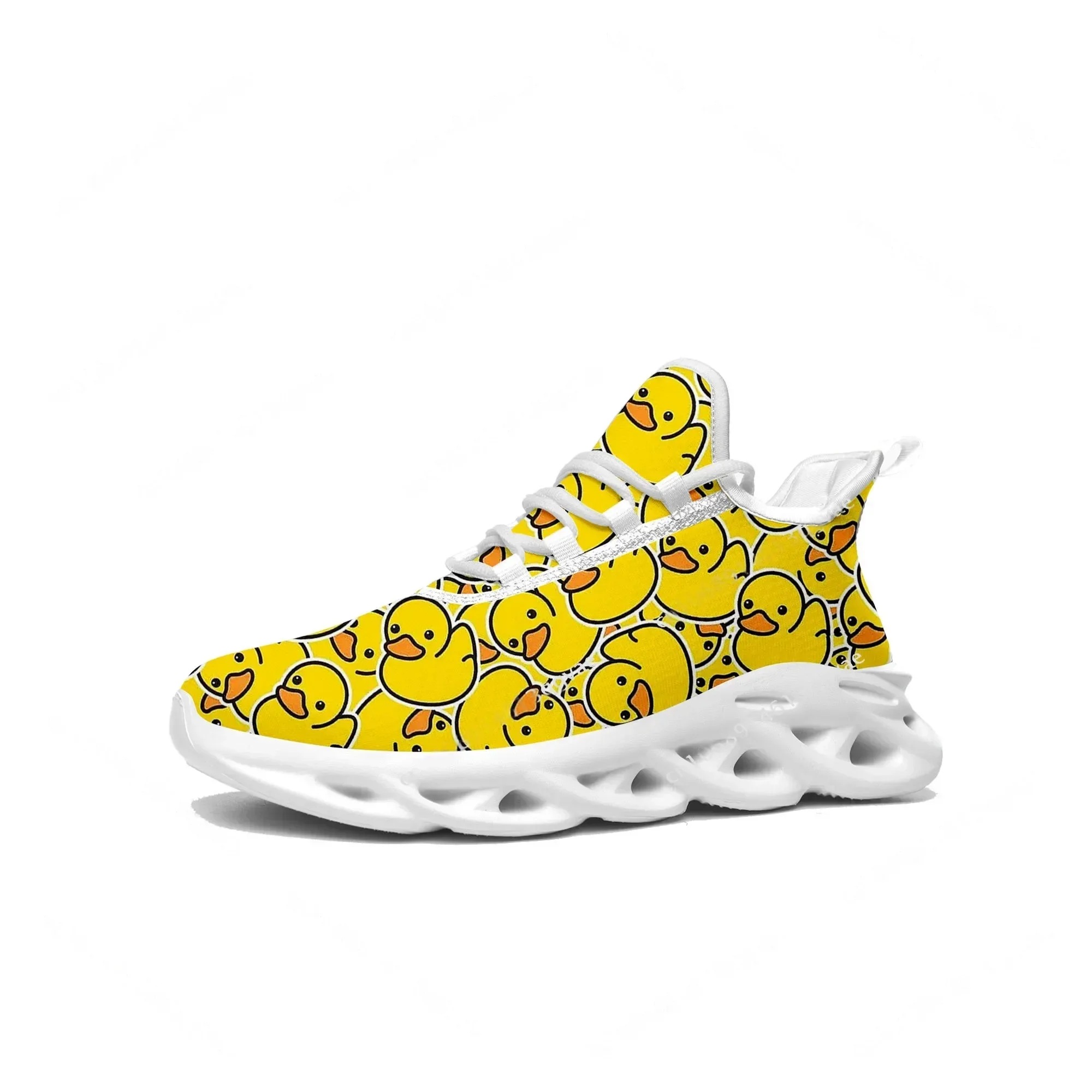 Yellow Duck Printed Flats Snea - Women'S Yellow Fashion Sneakers review and price
