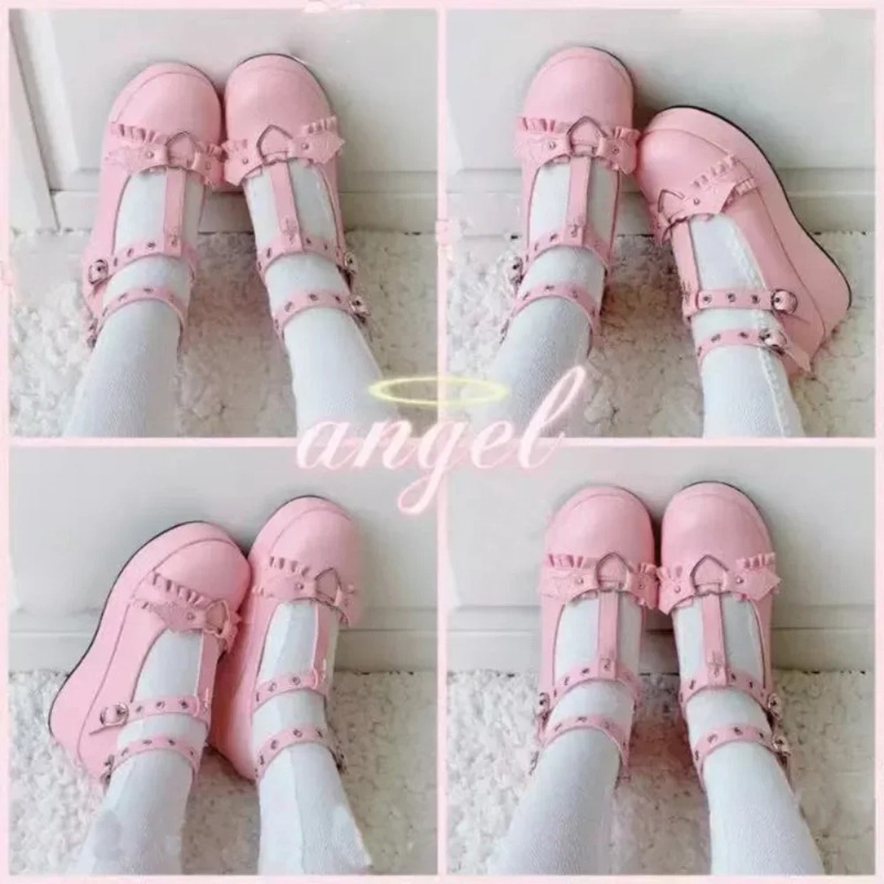 New Sweet Heart Buckle Wedges  - Women Fashion Nova review and price
