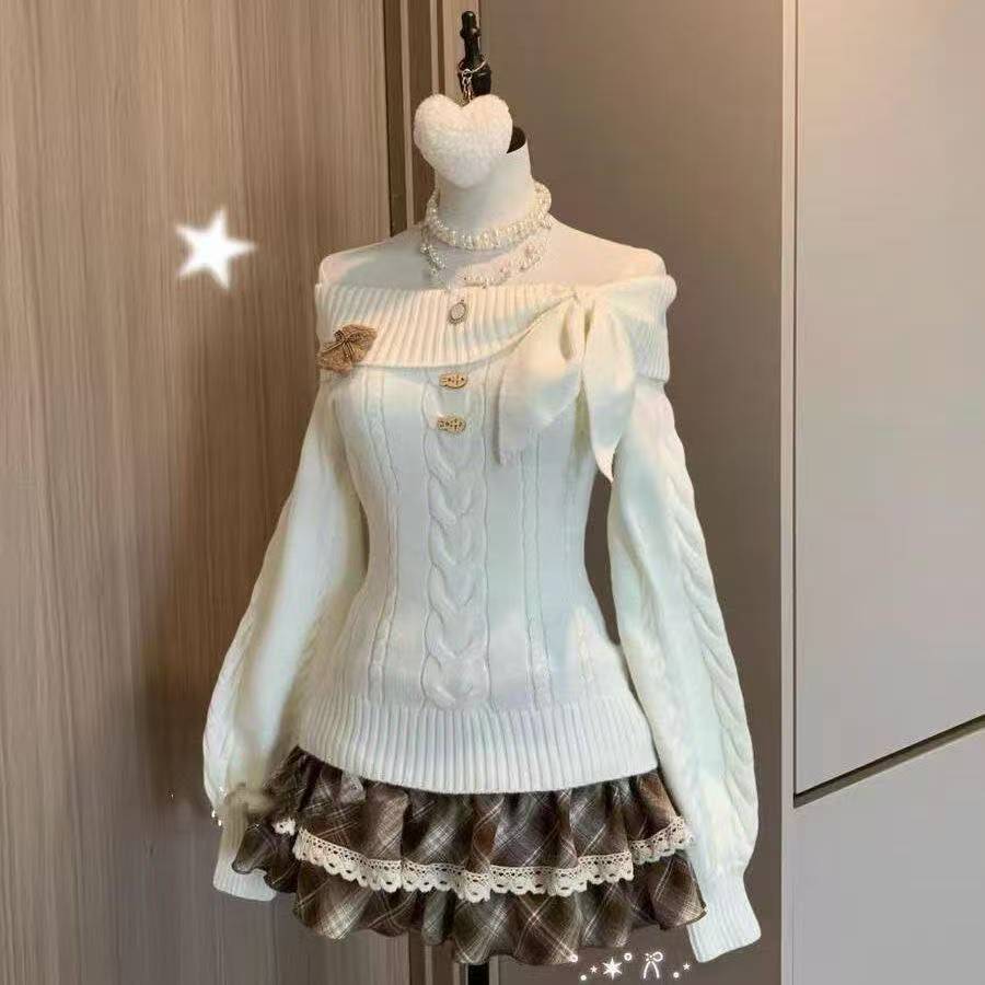 Kawaii Japanese Style 2 Piece  - Women'S Fashion Knitwear review and price