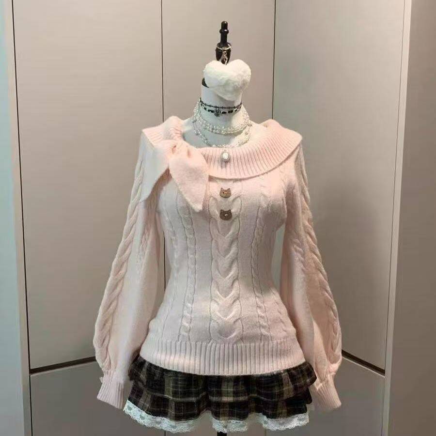Kawaii Japanese Style 2 Piece  - Women'S Fashion Knitwear review and price