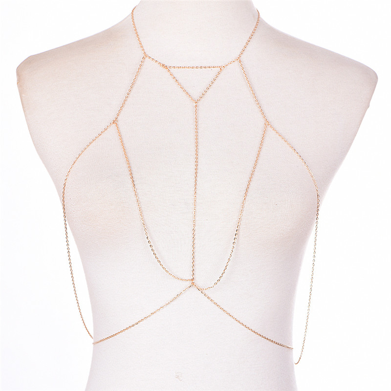 Gold Silver Fashion Link Chain - Women'S Fashion Harness review and price