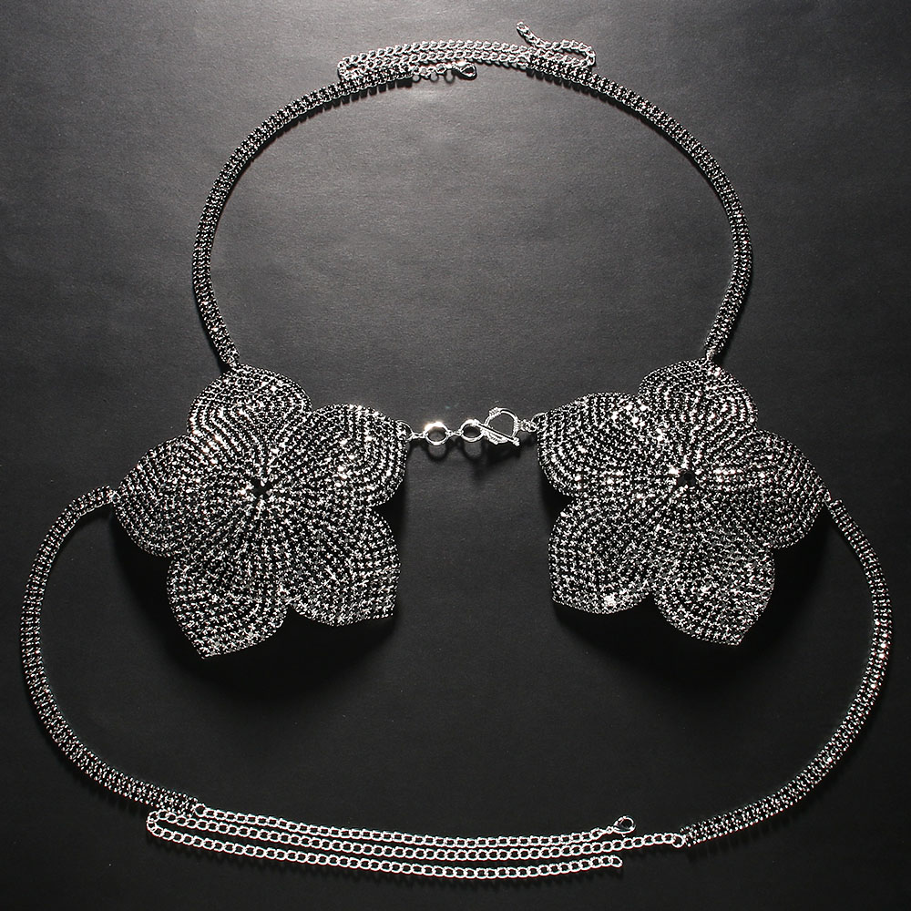 Stonefans Black Crystal Flower - Women'S Fashion Harness review and price