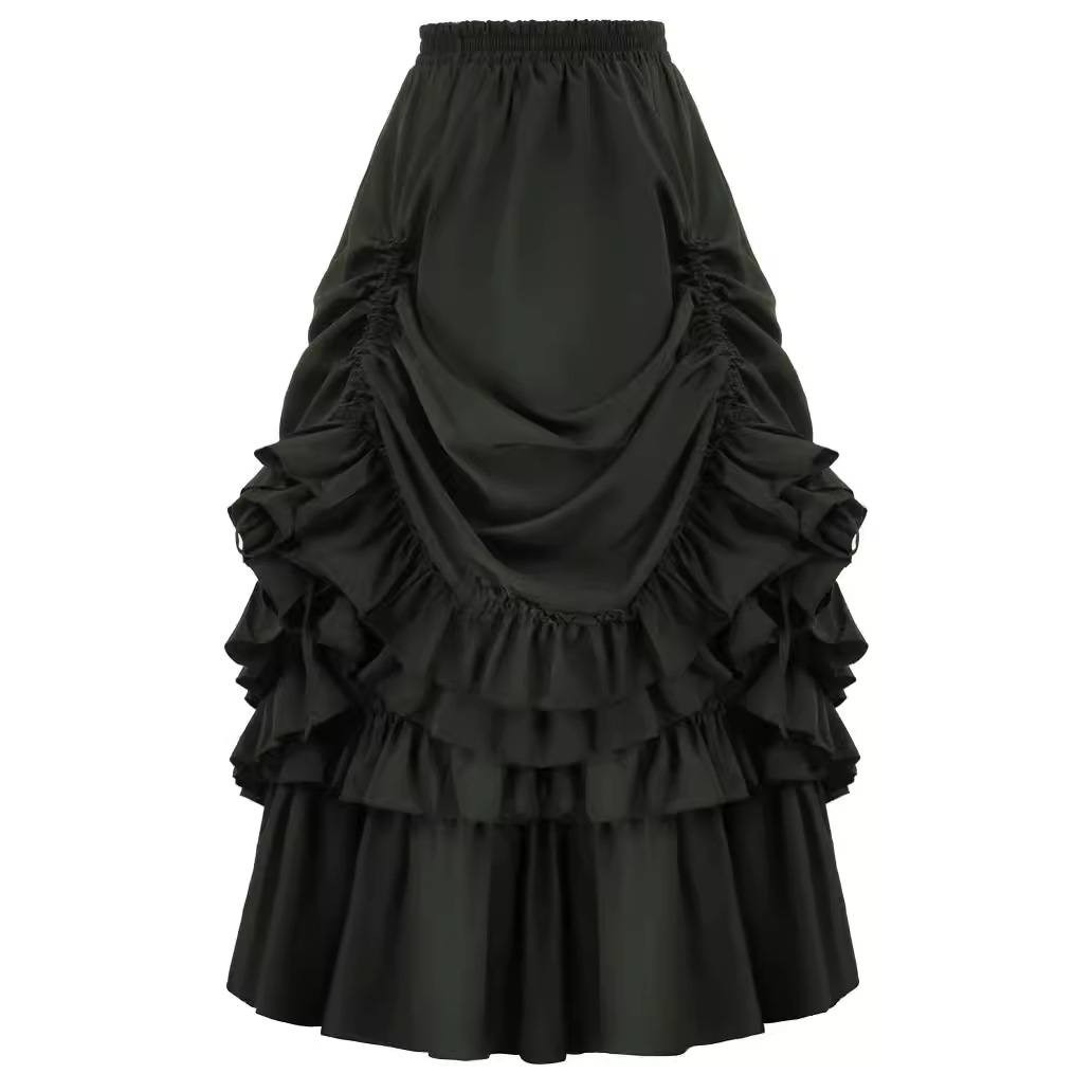 Retro Gothic Style Short Skirt - Women'S Fashion Renaissance Period review and price