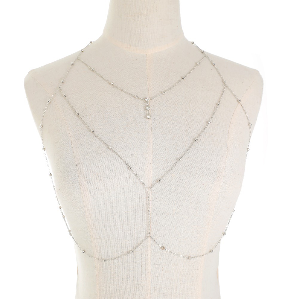 Sexy Crystal Chest Chain Harne - Women'S Fashion Harness review and price