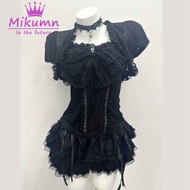 Mikumn Gothic Lolita Black Lac - Women'S Fashion Knitwear review and price