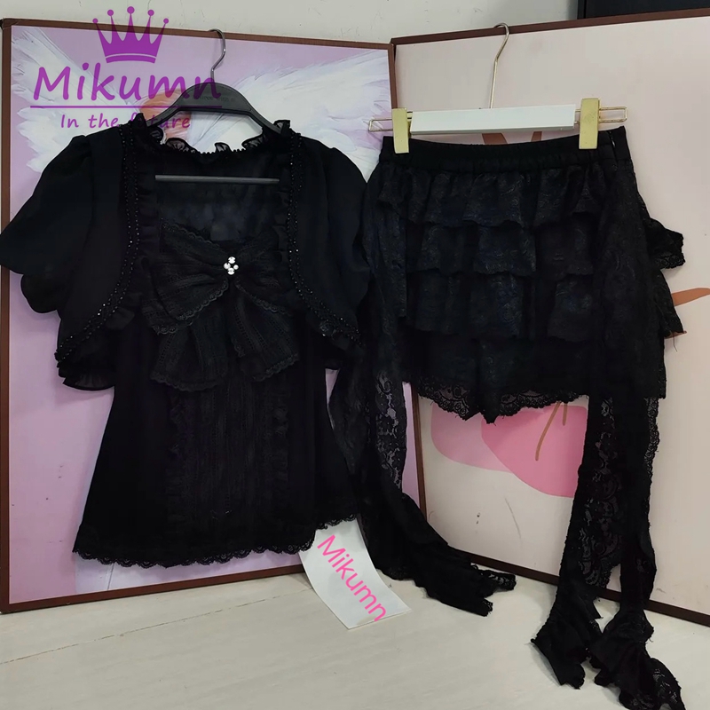 Mikumn Gothic Lolita Black Lac - Women'S Fashion Knitwear review and price