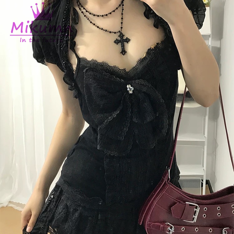Mikumn Gothic Lolita Black Lac - Women'S Fashion Knitwear review and price