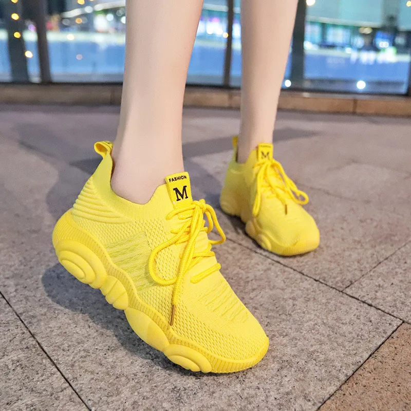 Fashion Sneakers Women Platfor - Women'S Yellow Fashion Sneakers review and price