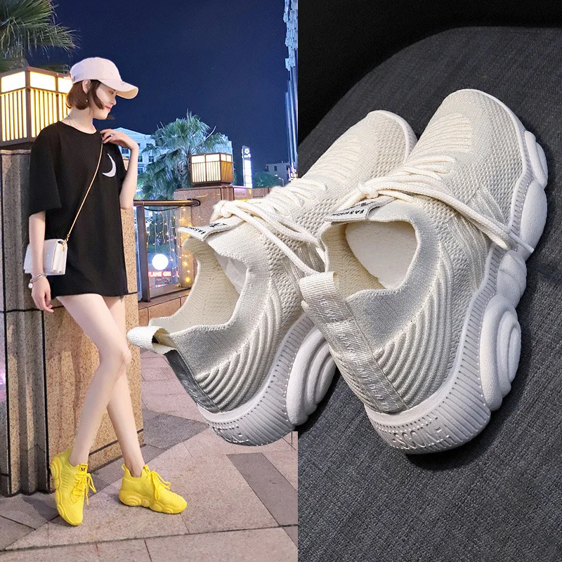Fashion Sneakers Women Platfor - Women'S Yellow Fashion Sneakers review and price