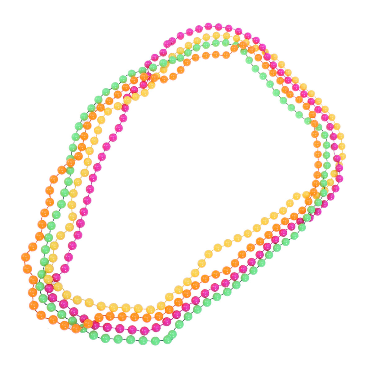4Pcs Plastic Bead Necklace Wom - Women'S Fashion In The 80S review and price
