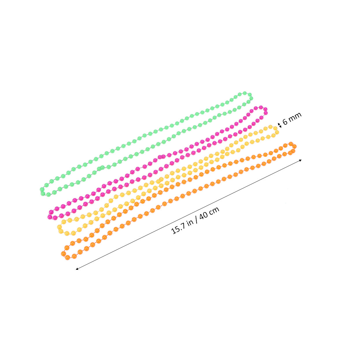 4Pcs Plastic Bead Necklace Wom - Women'S Fashion In The 80S review and price
