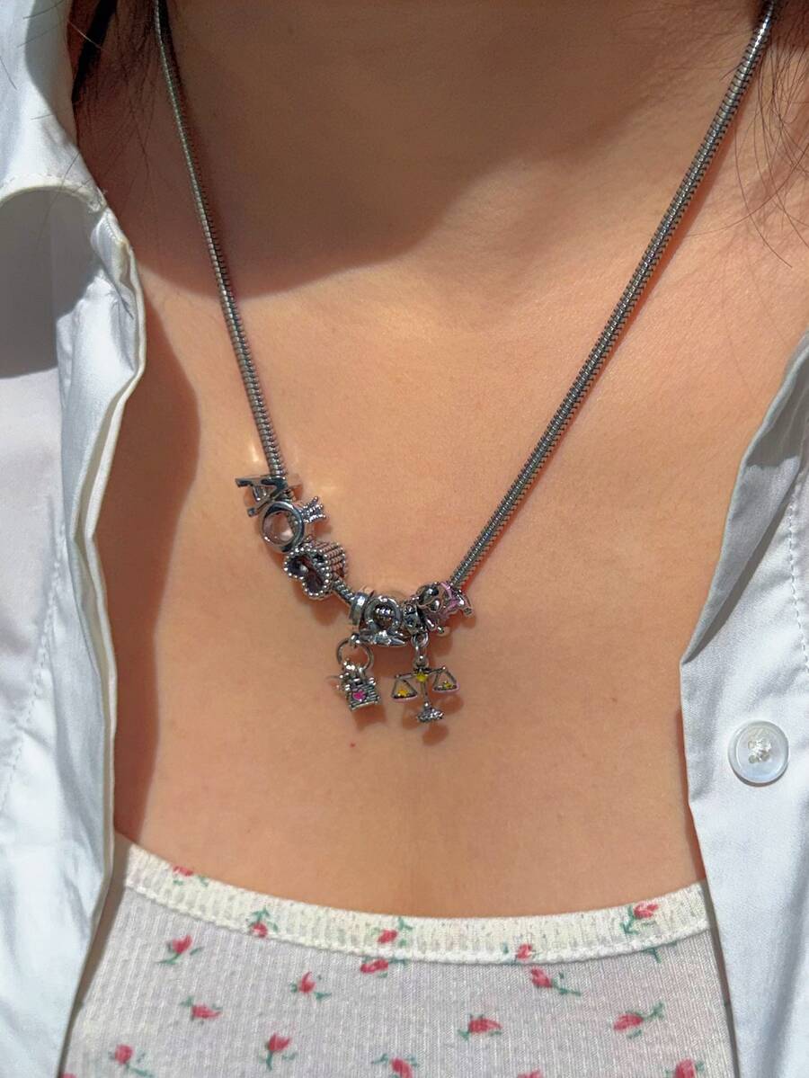 1pc Retro Heart Necklace, Rena - Women'S Fashion Renaissance Period review and price