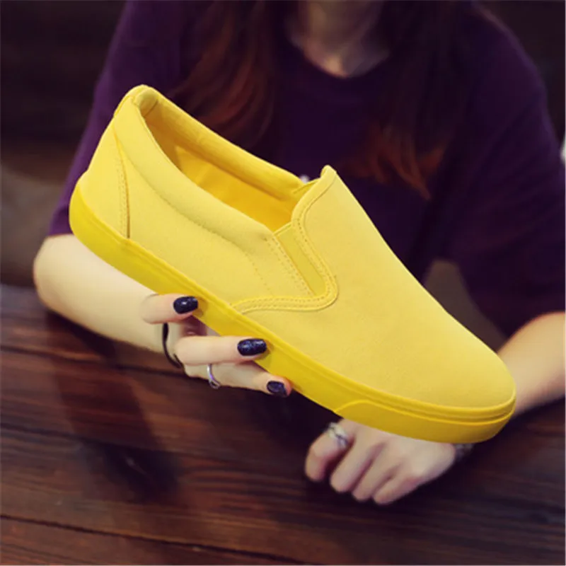 Men and Women Breathable Canva - Women'S Yellow Fashion Sneakers review and price