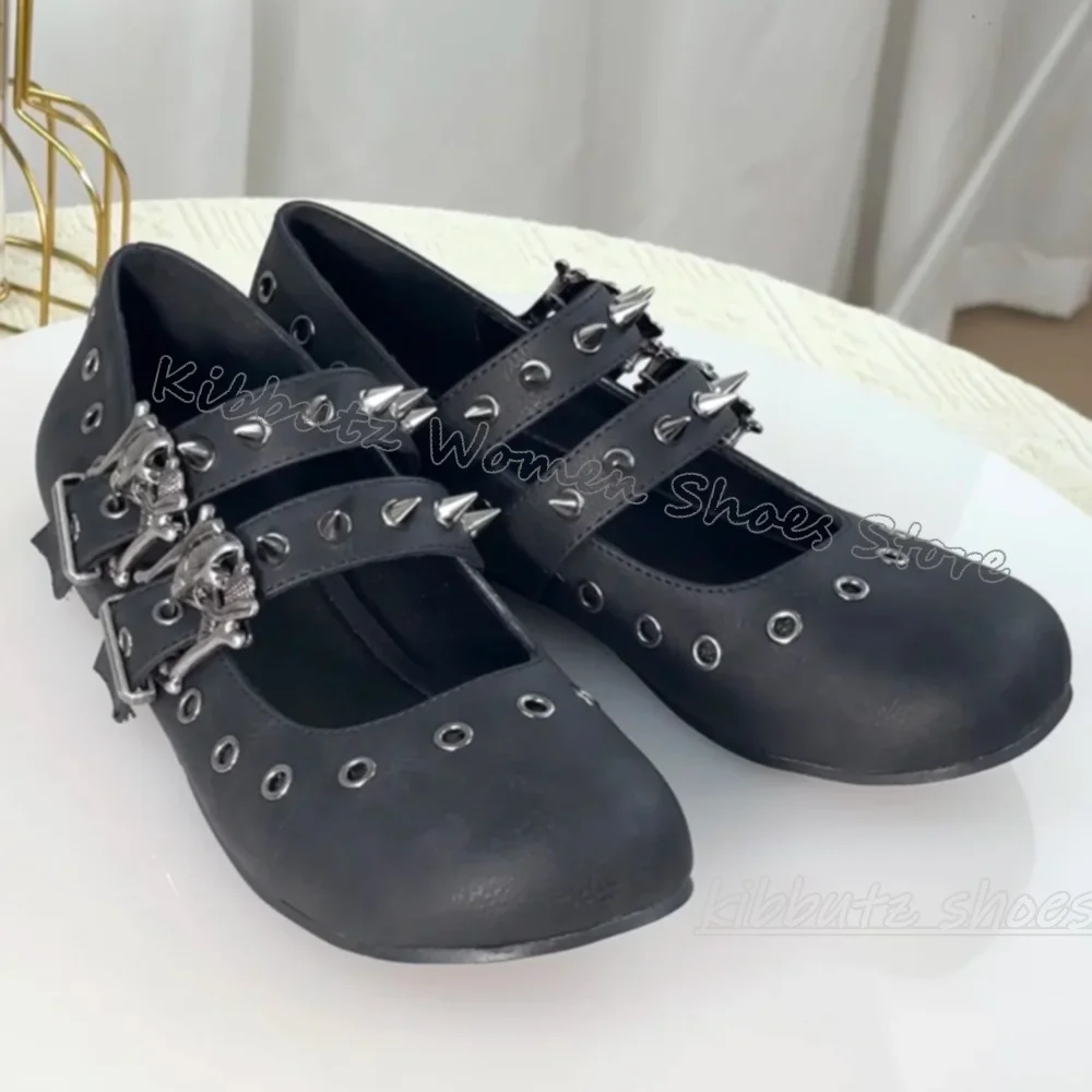 Gothic Ballet Pumps Punk Rock  - Fashion Women Belt review and price
