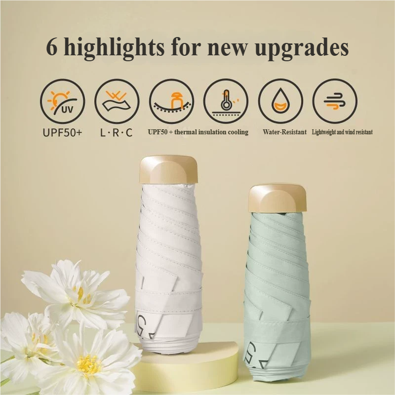 Small Folding Umbrella Sun Wom - Women'S Fashion Umbrella review and price