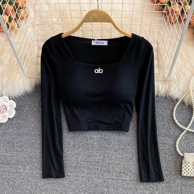 Women Korean Fashion Square Ne - Women'S Fashion Jersey review and price