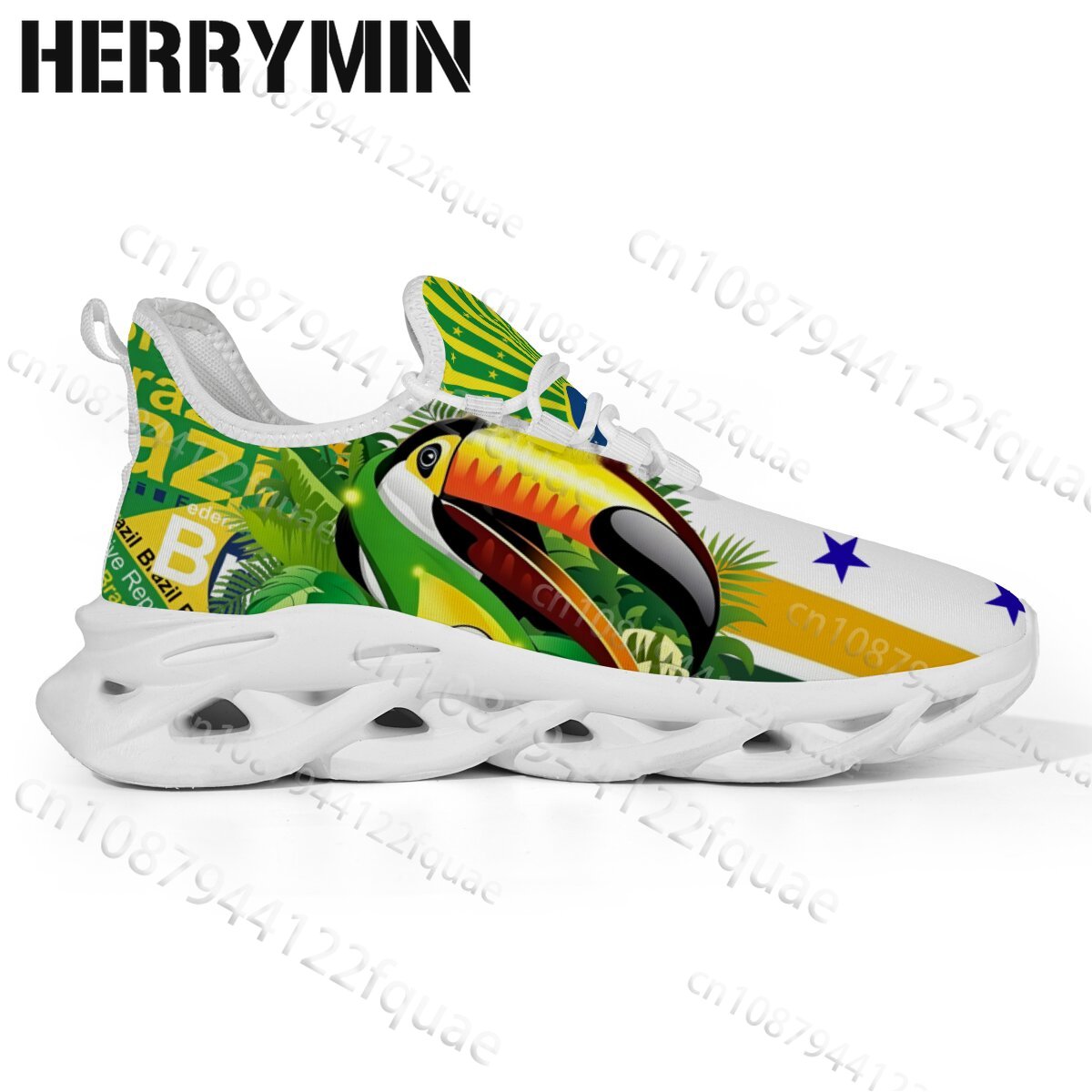 Men Women Brazil Flag Green Ye - Women'S Yellow Fashion Sneakers review and price