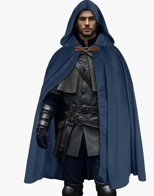 Men's Velvet Hooded Cloak Rena - Women'S Fashion Renaissance Period review and price