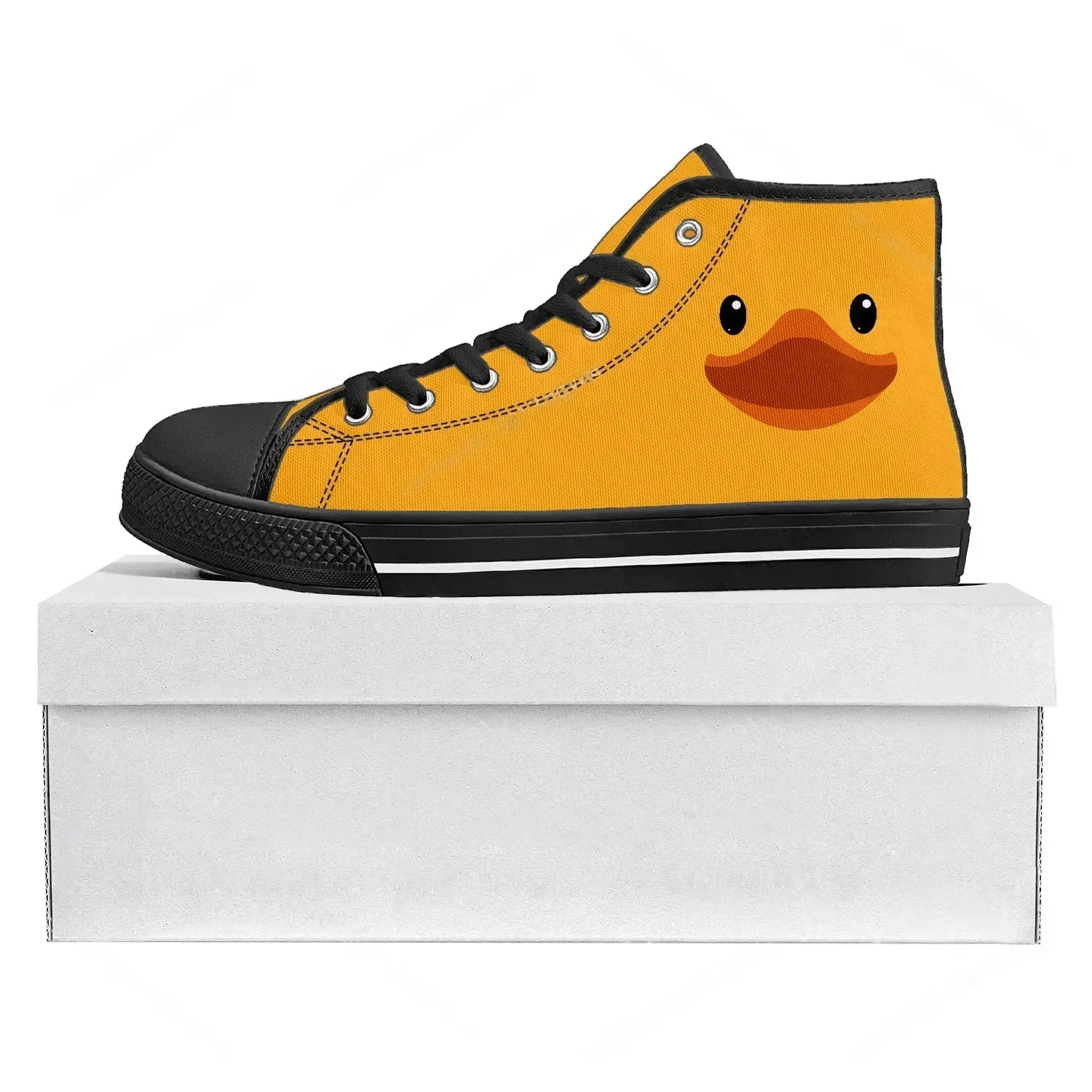 Yellow Duck Printed High Top H - Women'S Yellow Fashion Sneakers review and price