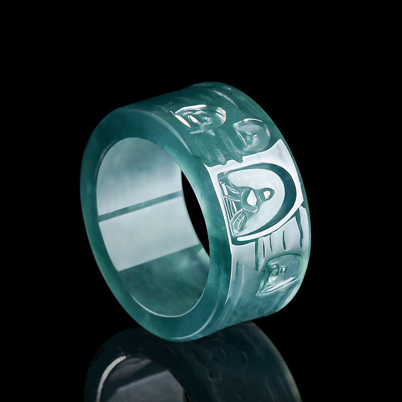 Natural Burmese Jadeite Buddha - Women Fashion Rings review and price
