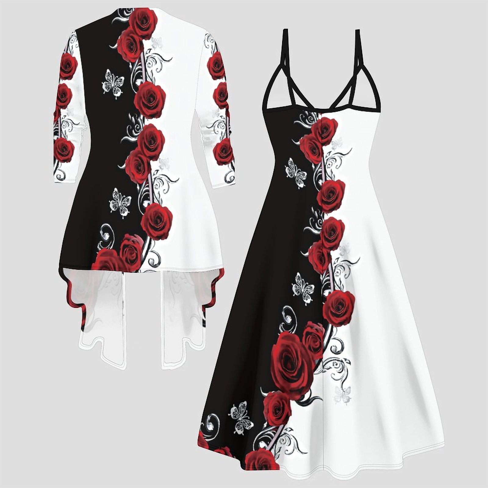 Print Two Piece Set Women Midi - Women'S Fashion Knitwear review and price