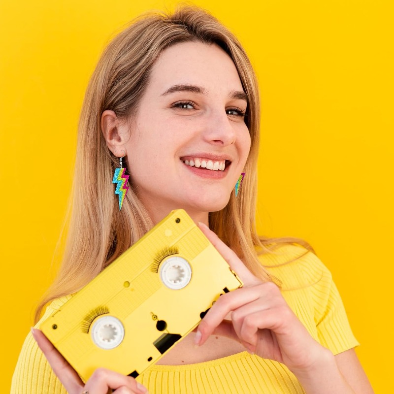 80s Neon Earrings for Women Ac - Women'S Fashion In The 80S review and price