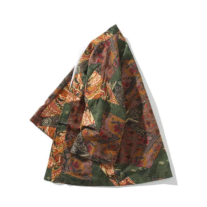 Ethnic Style Print Yukata Men  - Kimono Cardigan Women review and price