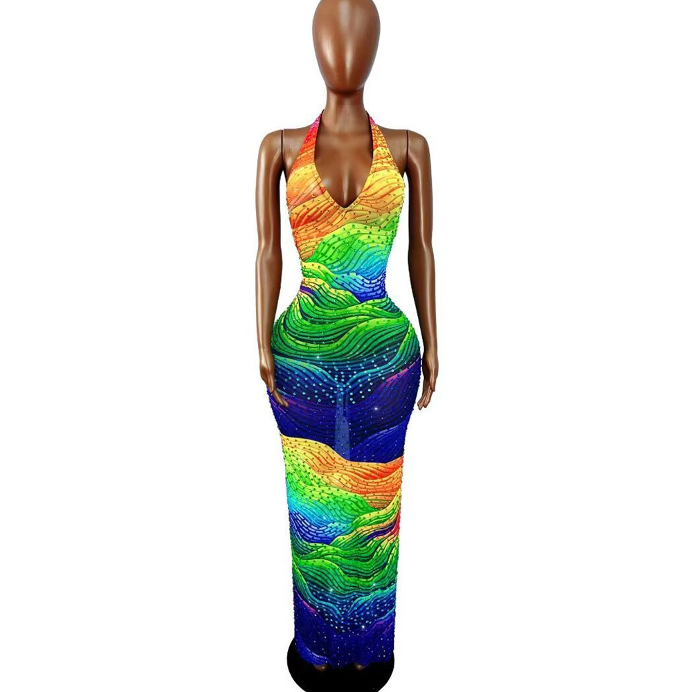 Irregular Line Pattern Designe - Women Fashion Designer Dresses Photos review and price